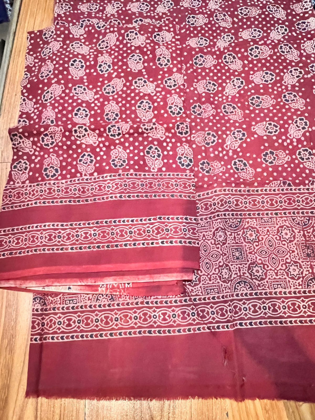 Lawn Ajrak 2 Pcs Suit