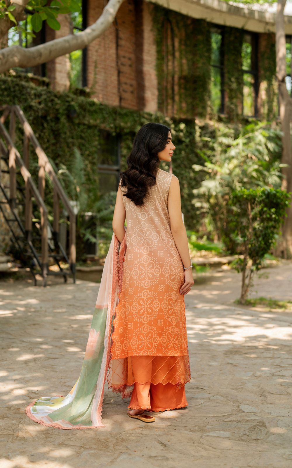 ASIFA NABEEL CHIFFON DUPATTA  Lawn 3 Pcs