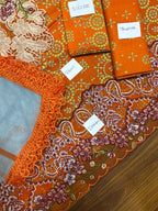 ASIFA NABEEL CHIFFON DUPATTA  Lawn 3 Pcs