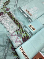 CRIMSON  Fabric Cotton Lawn Shirt ,Trouser With  Organza Digital Dupatta