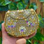 New Designer “D” Clutch Kundan