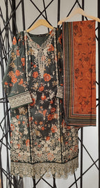 SADABAHAR SIGNATURE EMB LAWN 3 PCS