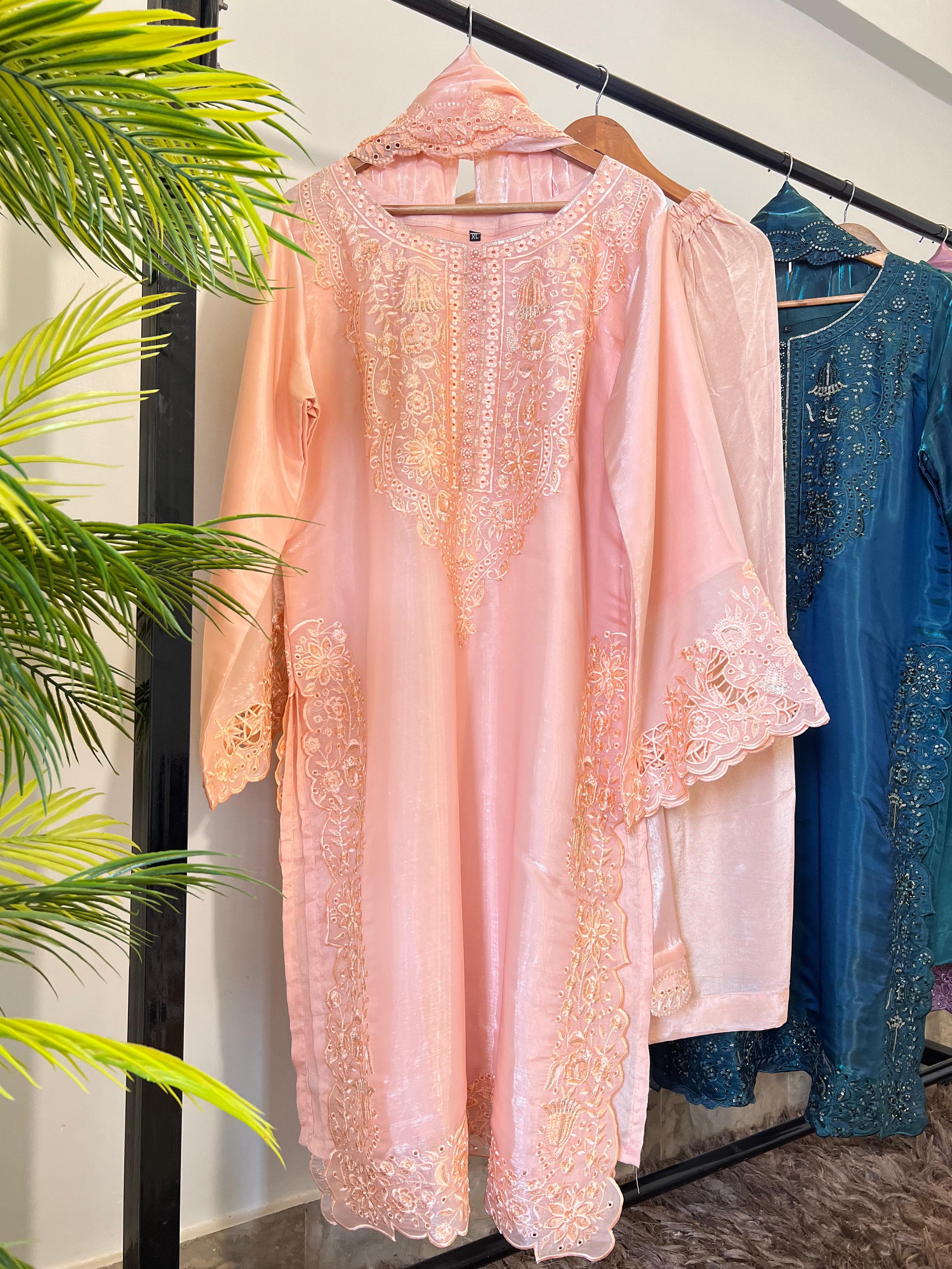Sheesha Silk Luxury Pret  3 Pcs STITCHED