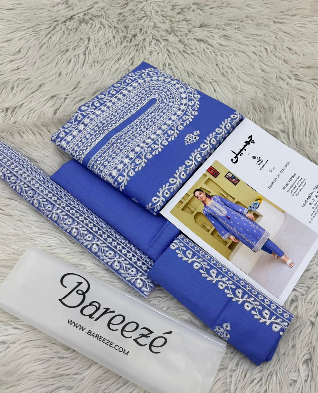 Bareeze Chambeli   PURE LAWN Collection 2 Pcs