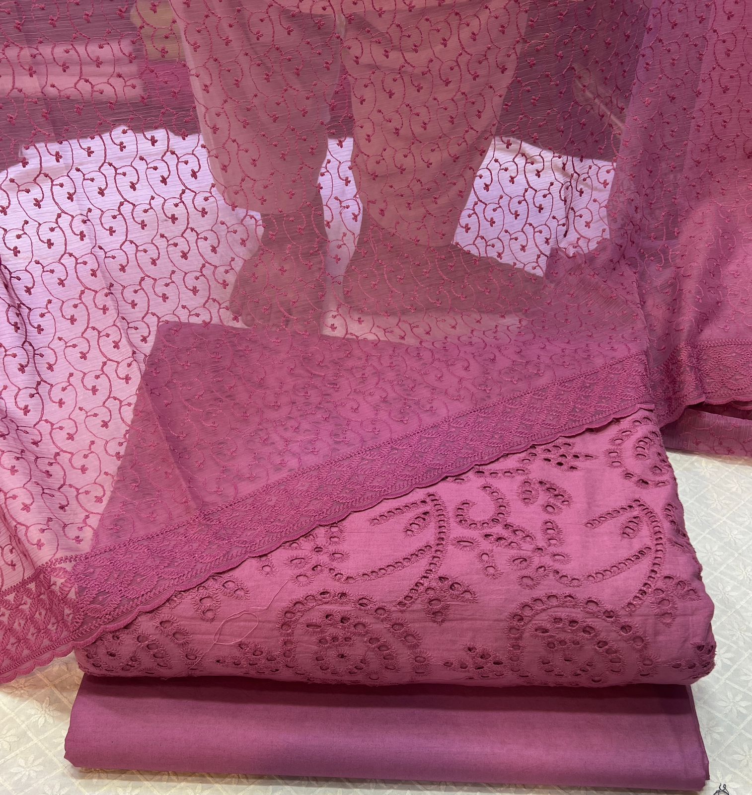 New Chikan Kari 3 Pcs Suit