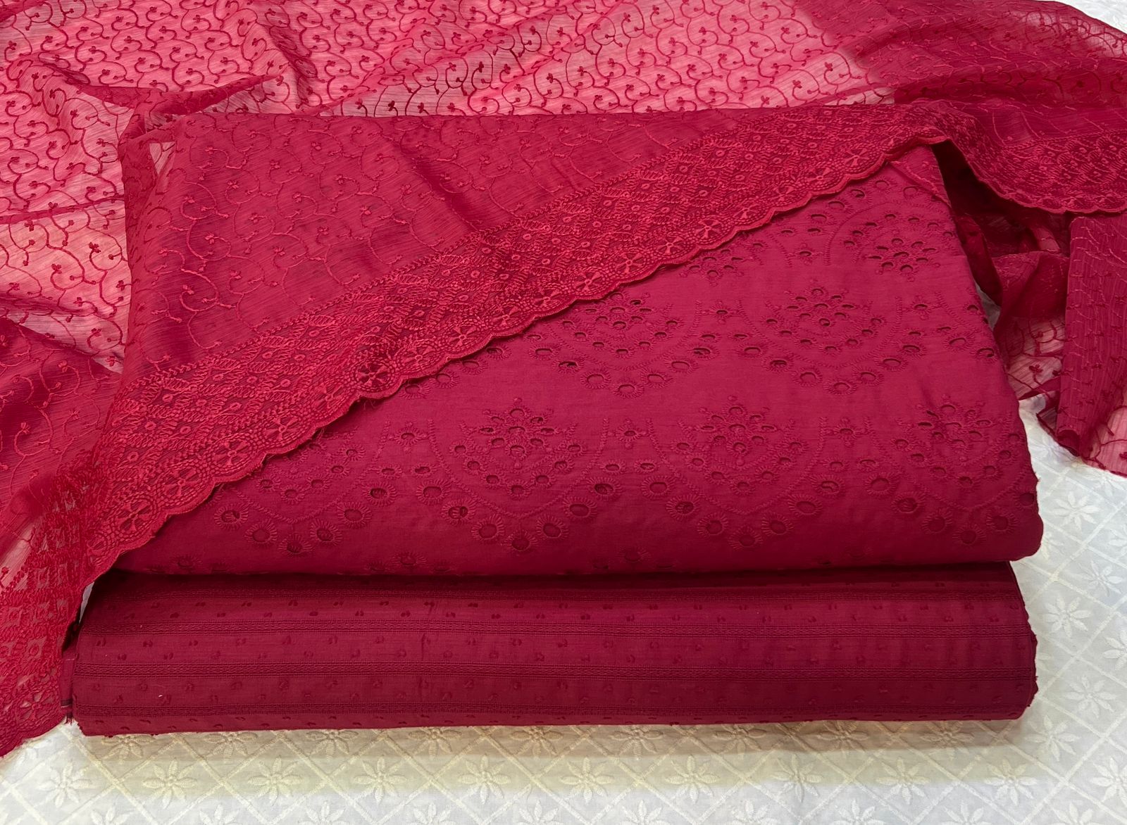 New Chikan Kari 3 Pcs Suit