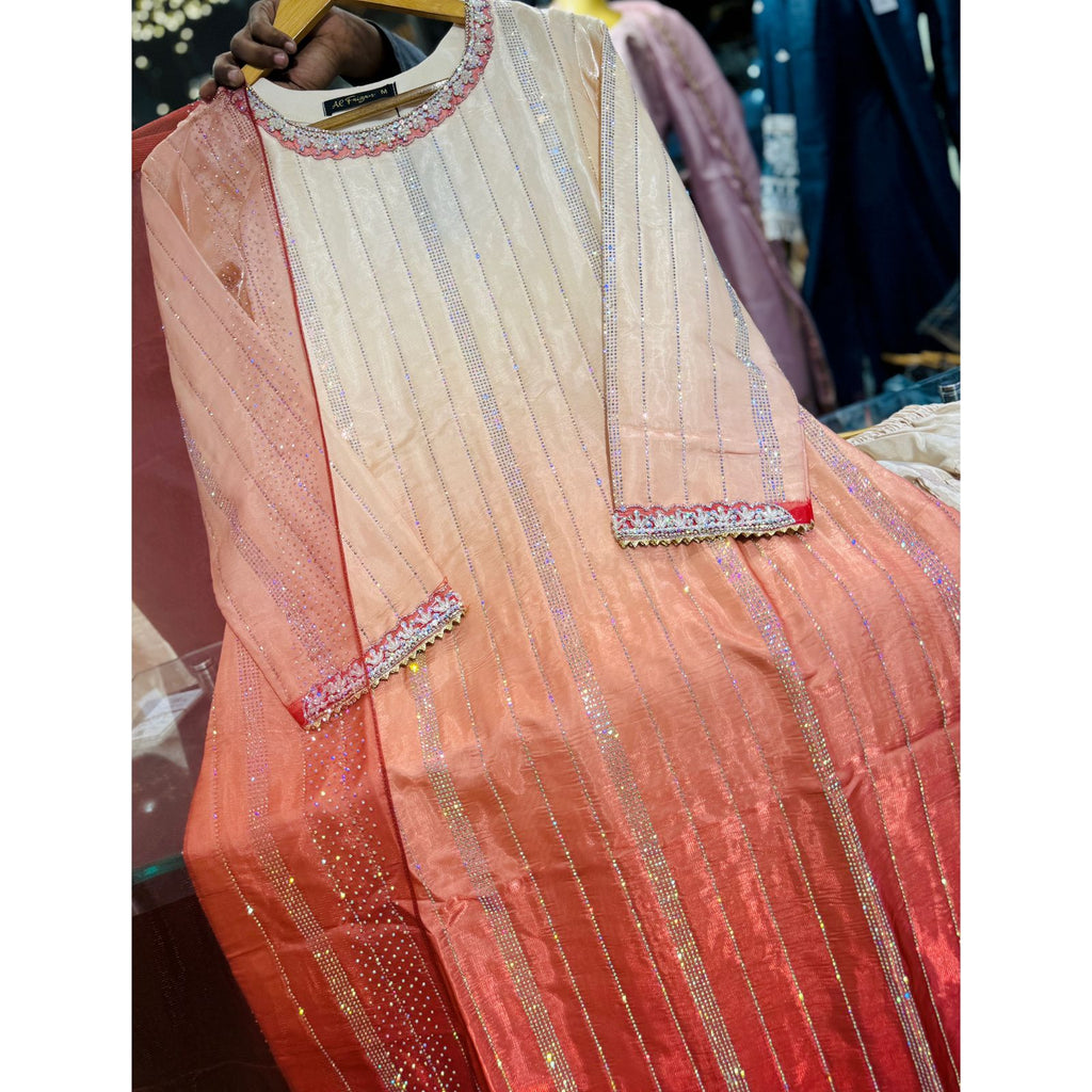 Sheesha Silk Embroidered Long Shirt