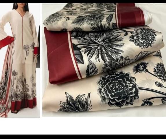 Shamoz Silk Print 3 Pcs