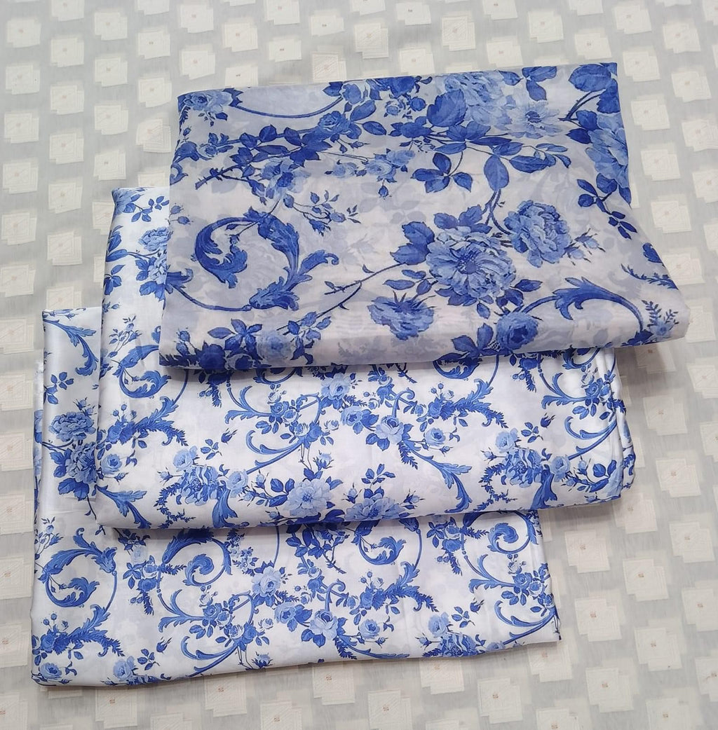 Shamoz Silk Print 3 Pcs
