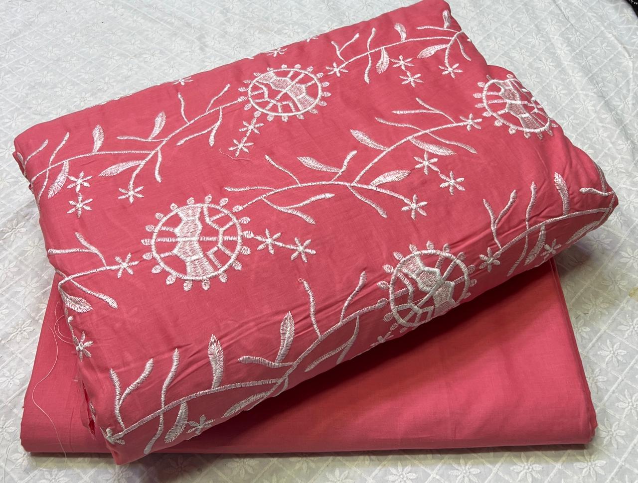 New Pure Lawn Chikan Kari 2 Pcs Suit