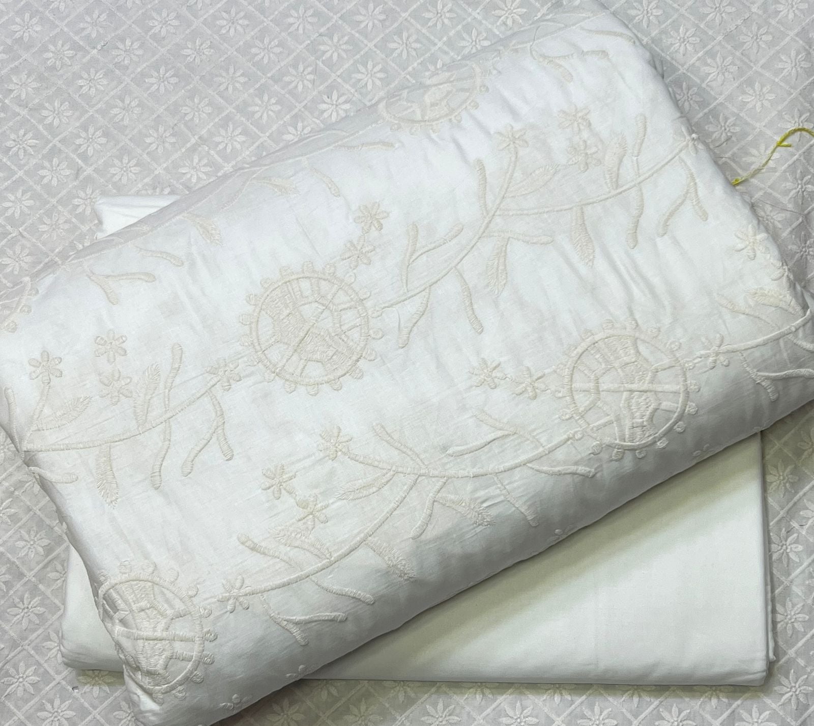 New Pure Lawn Chikan Kari 2 Pcs Suit