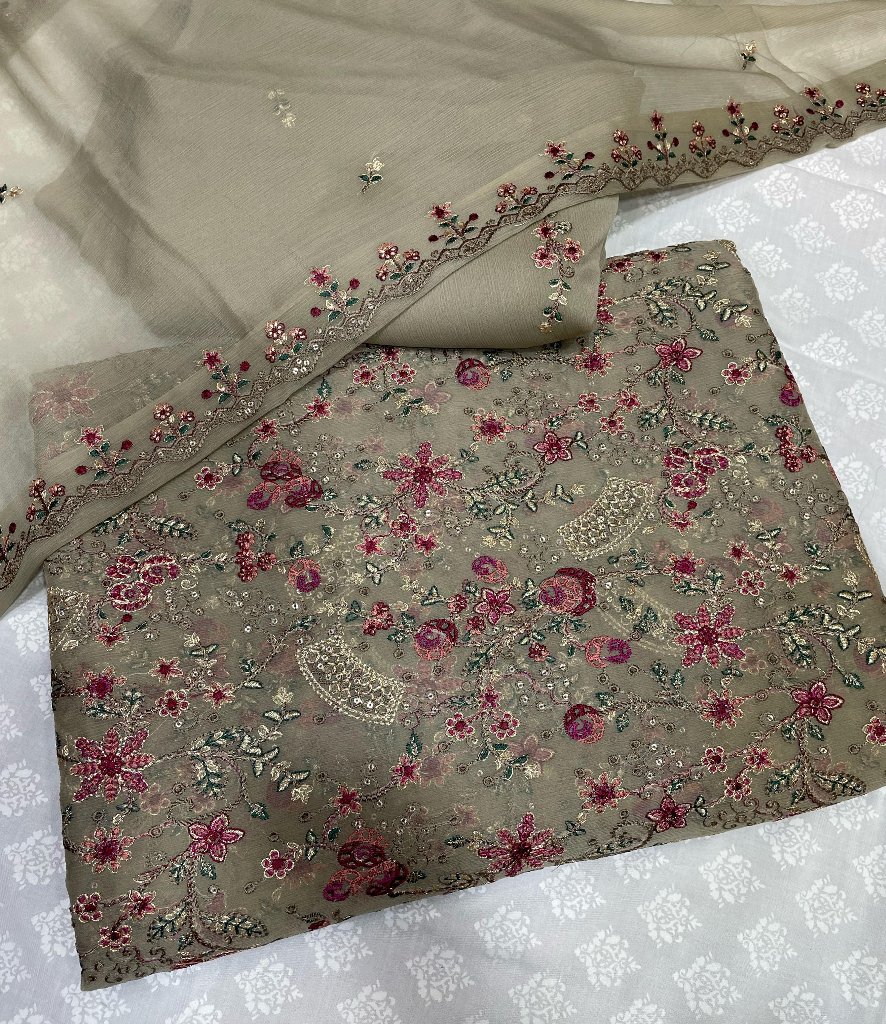 Chiffon Suit 3 Pcs