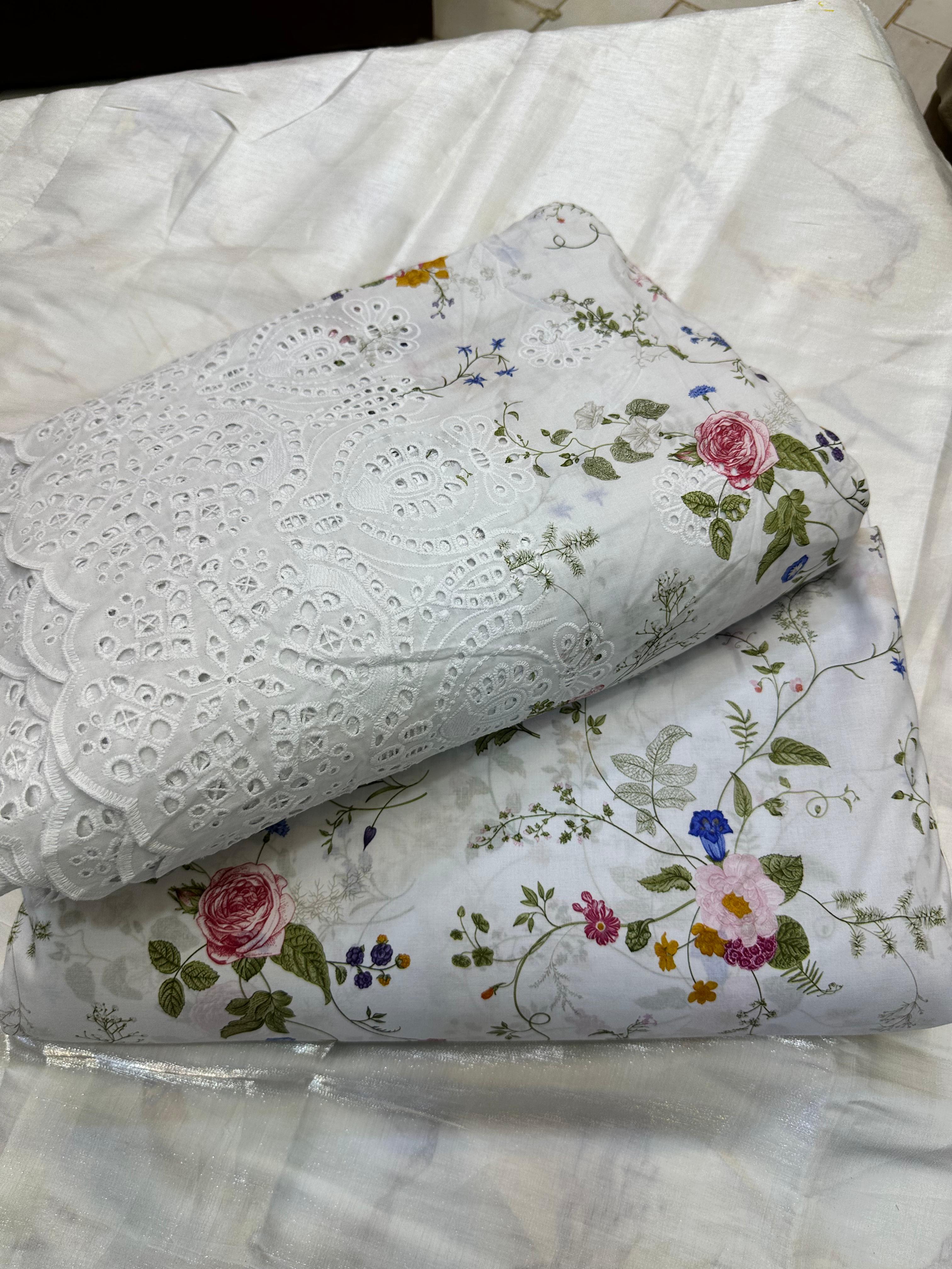 Printed Lawn Pure China Lawn Chicken Kari 2 Pcs