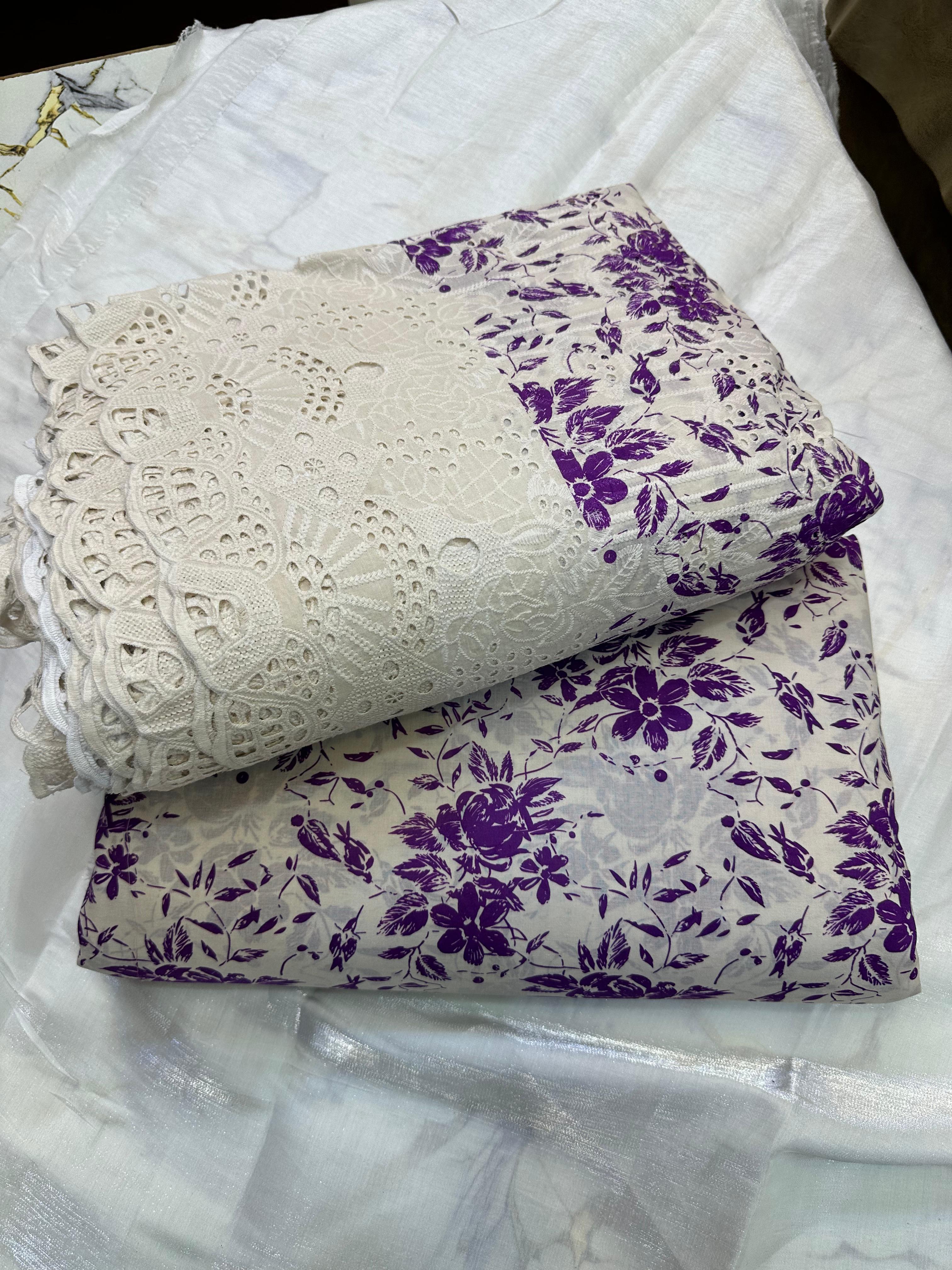 Printed Lawn Pure China Lawn Chicken Kari 2 Pcs