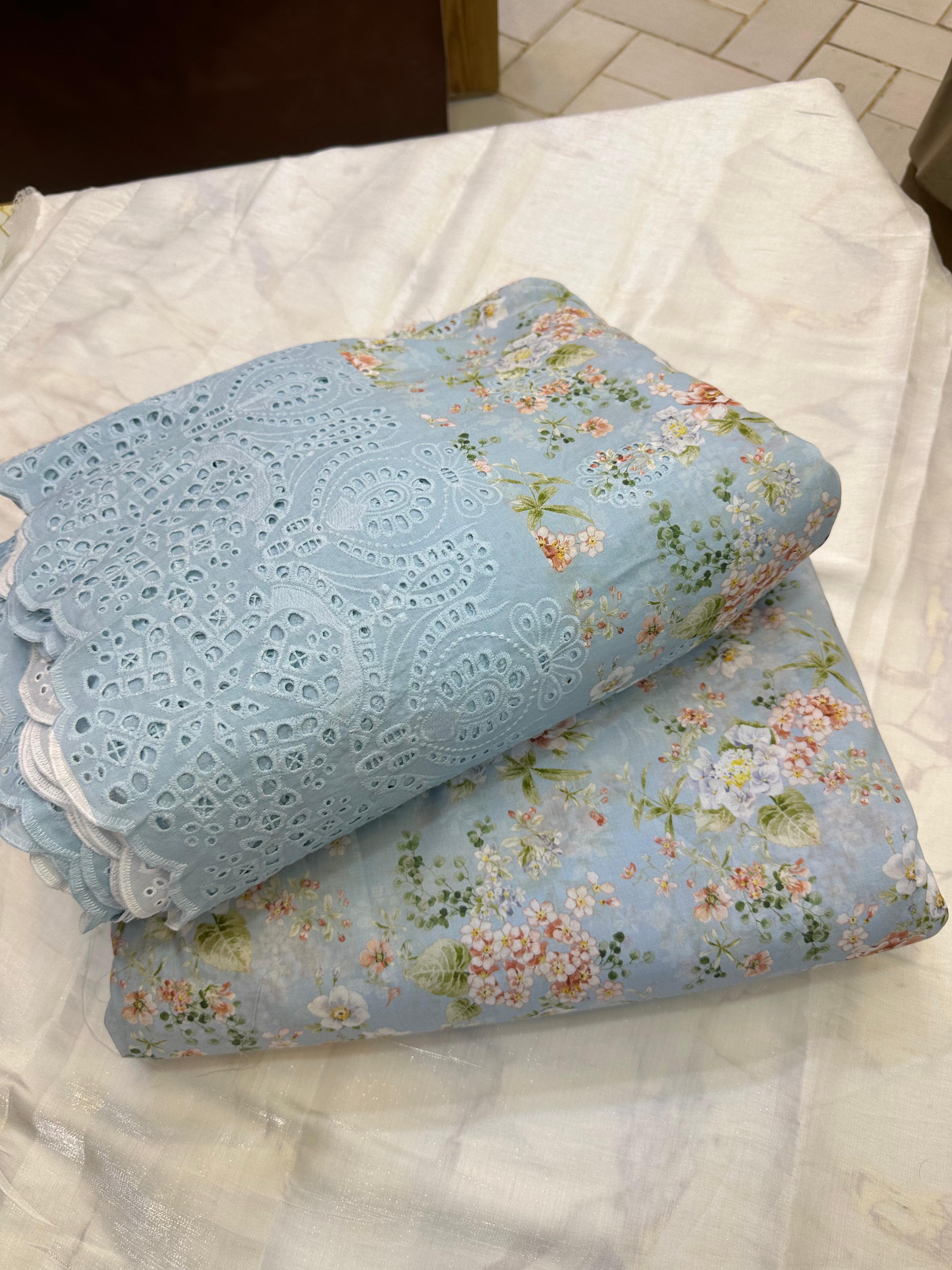 Printed Lawn Pure China Lawn Chicken Kari 2 Pcs