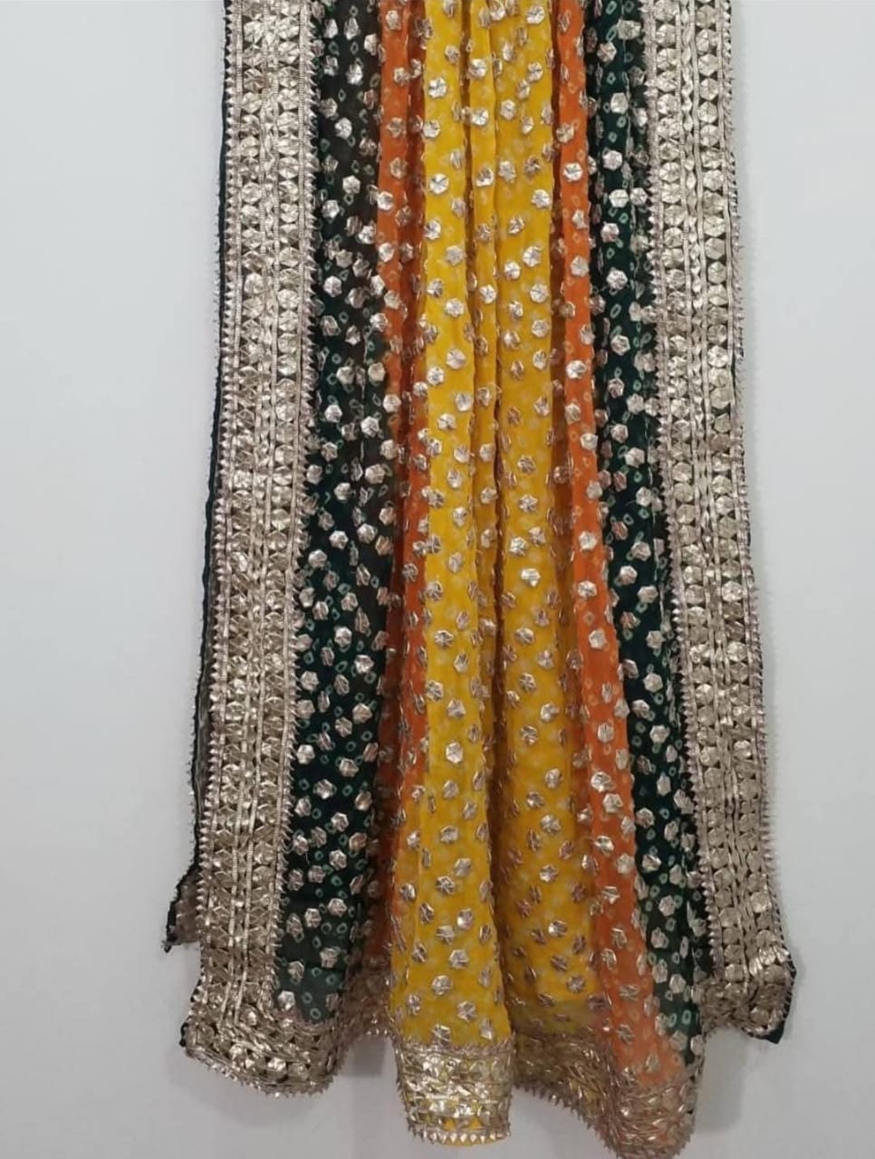Hand Made Coin Rose Gold Gotta Chunri Shawls
