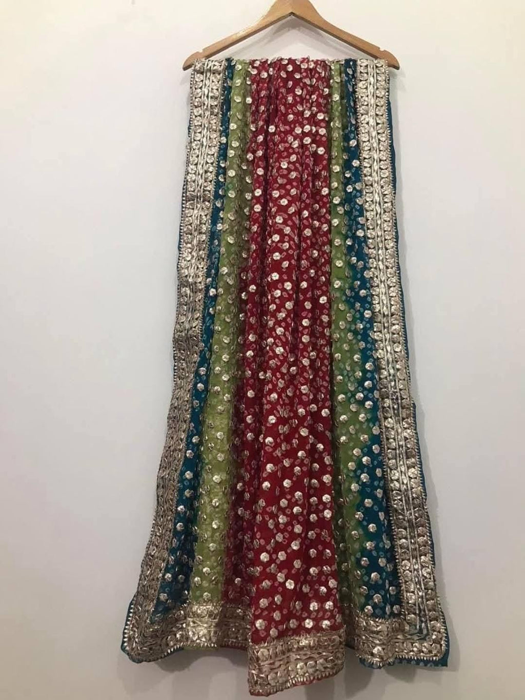 Hand Made Coin Rose Gold Gotta Chunri Shawls