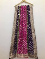 Hand Made Coin Rose Gold Gotta Chunri Shawls