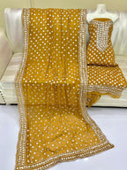 New Gotta Work Collection With Jaal Shirt And Full Heavy Dupatta