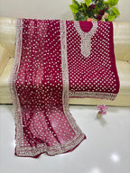 New Gotta Work Collection With Jaal Shirt And Full Heavy Dupatta