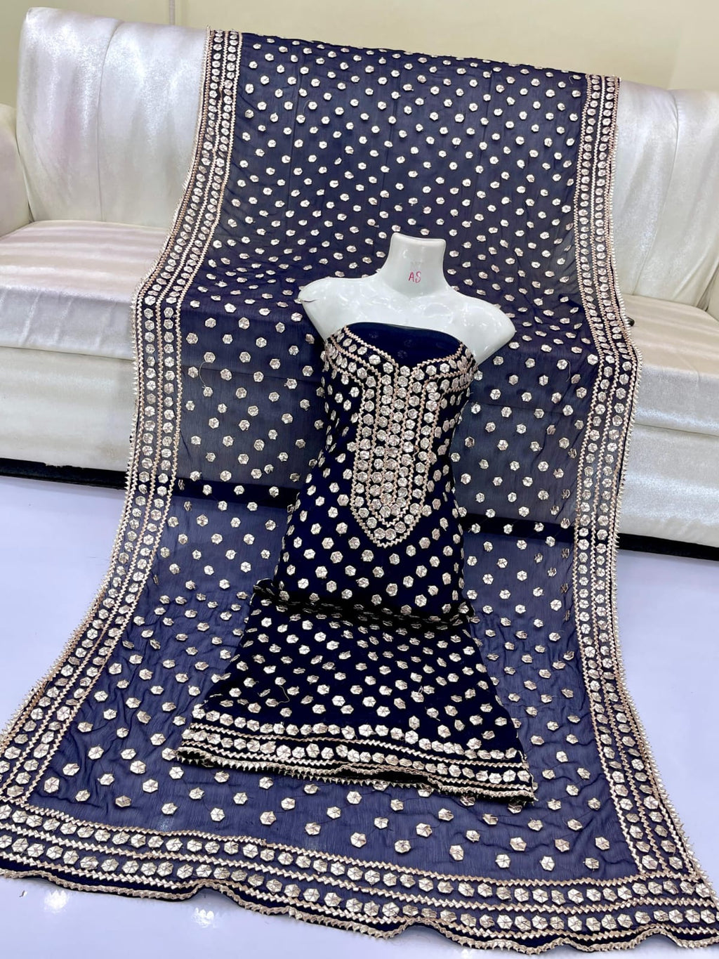 New Gotta Work Collection With Jaal Shirt And Full Heavy Dupatta