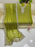 New Gotta Work Collection With Jaal Shirt And Full Heavy Dupatta