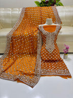 New Gotta Work Collection With Jaal Shirt And Full Heavy Dupatta