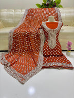 New Gotta Work Collection With Jaal Shirt And Full Heavy Dupatta
