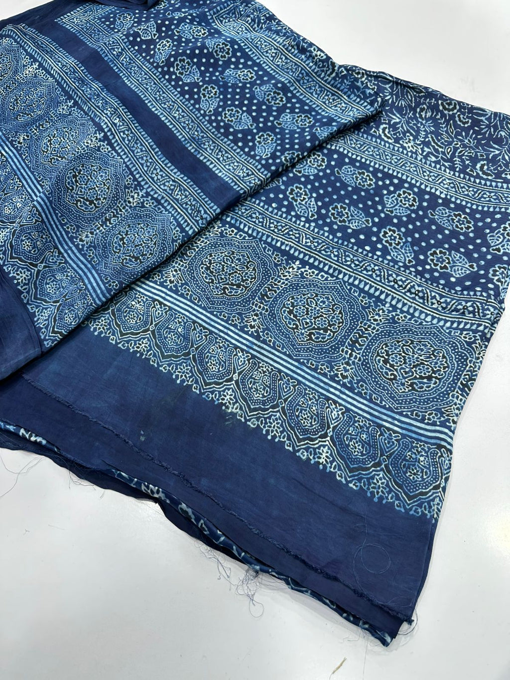 Pure Shamooz Silk Ajrak Organic Print 2 Pcs Suit