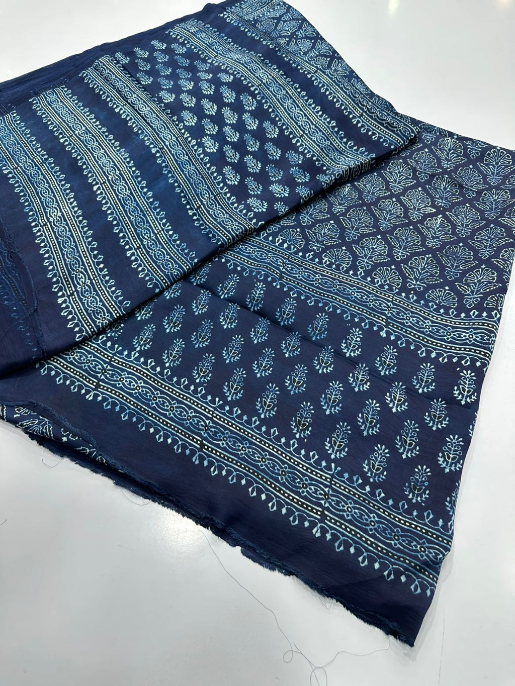Pure Shamooz Silk Ajrak Organic Print 2 Pcs Suit