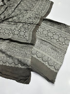 Pure Shamooz Silk Ajrak Organic Print 2 Pcs Suit