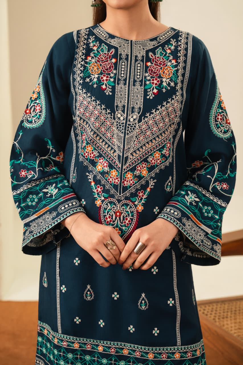 SAJJAL EMBROIDERED 3 PCS (FARSHI)