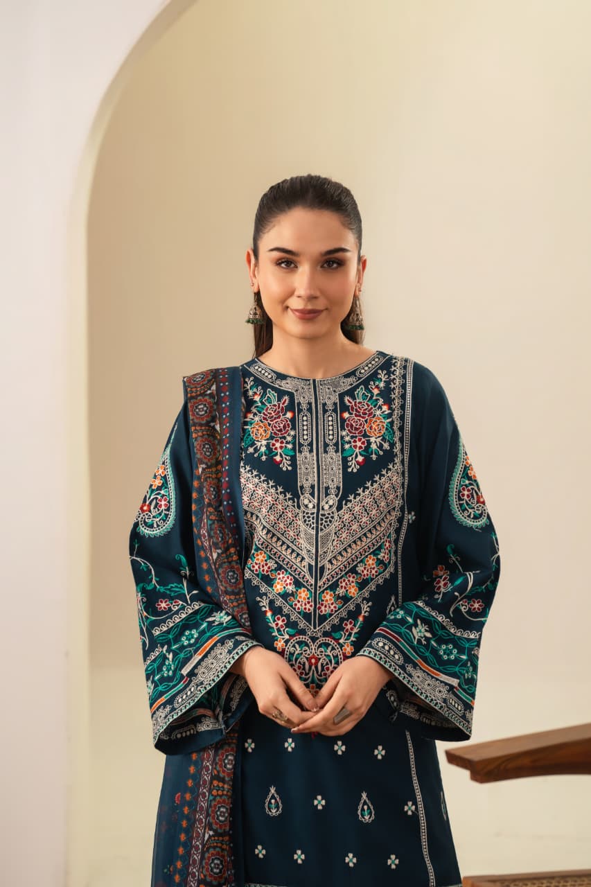 SAJJAL EMBROIDERED 3 PCS (FARSHI)