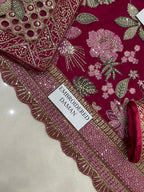 JAZMINE CHIFFON EMBROIDED
