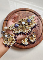 Handmade Stone With Mother Pearl Turkish Chokkar Set