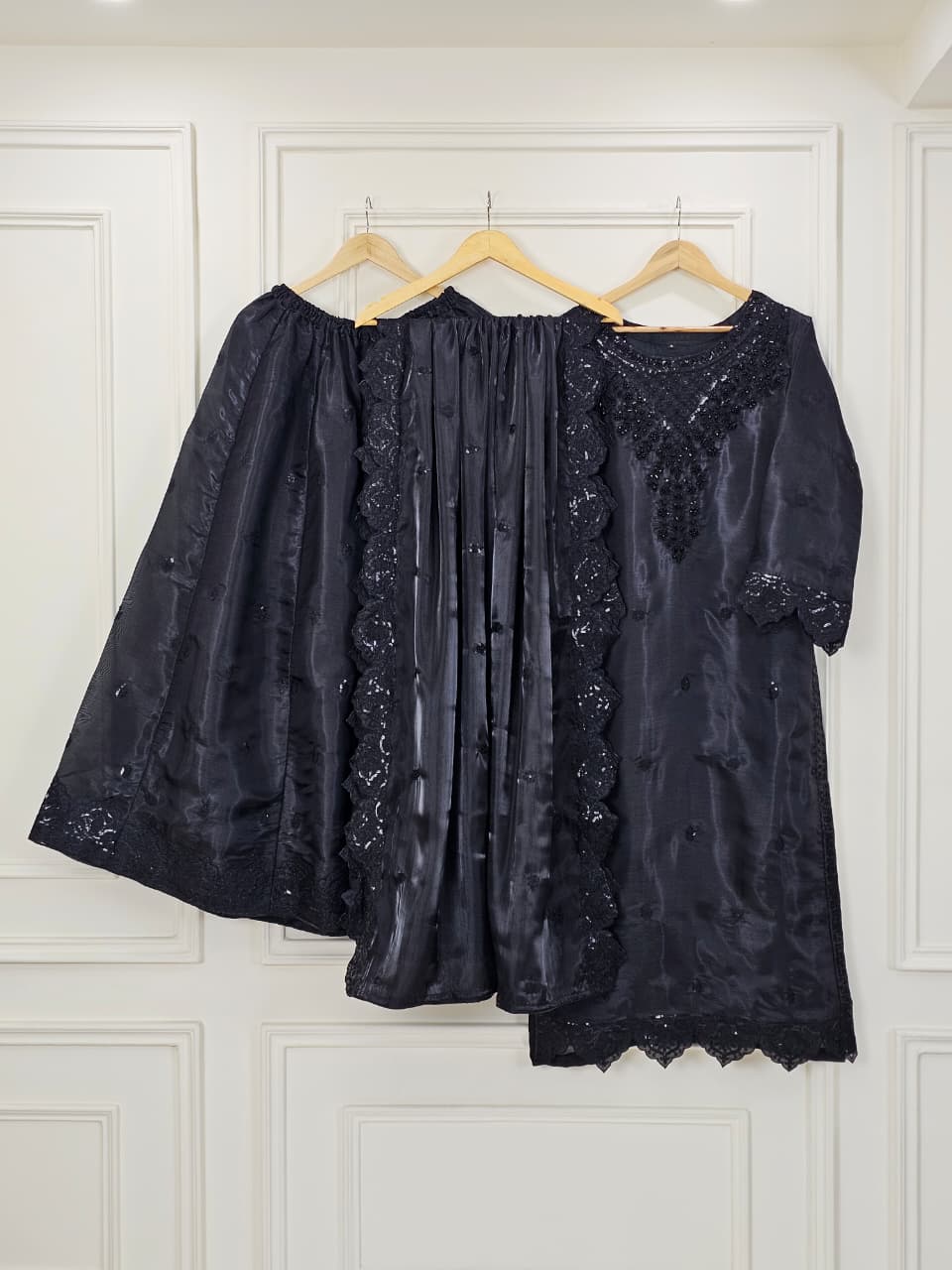 3 Pcs Sheesha Silk Luxury Pret