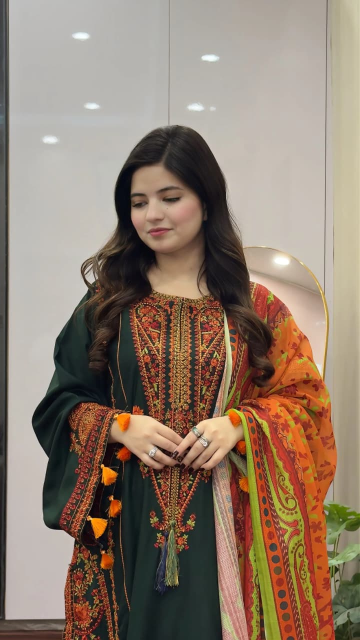 Ready To Wear Zargul Embroidered 3 Pcs