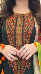 Ready To Wear Zargul Embroidered 3 Pcs