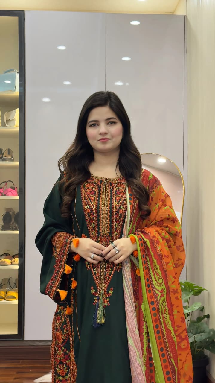 Ready To Wear Zargul Embroidered 3 Pcs