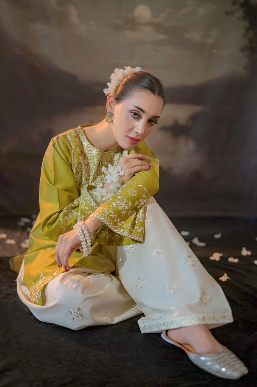 Ready To Wear Safina Embroidered 2 Pcs