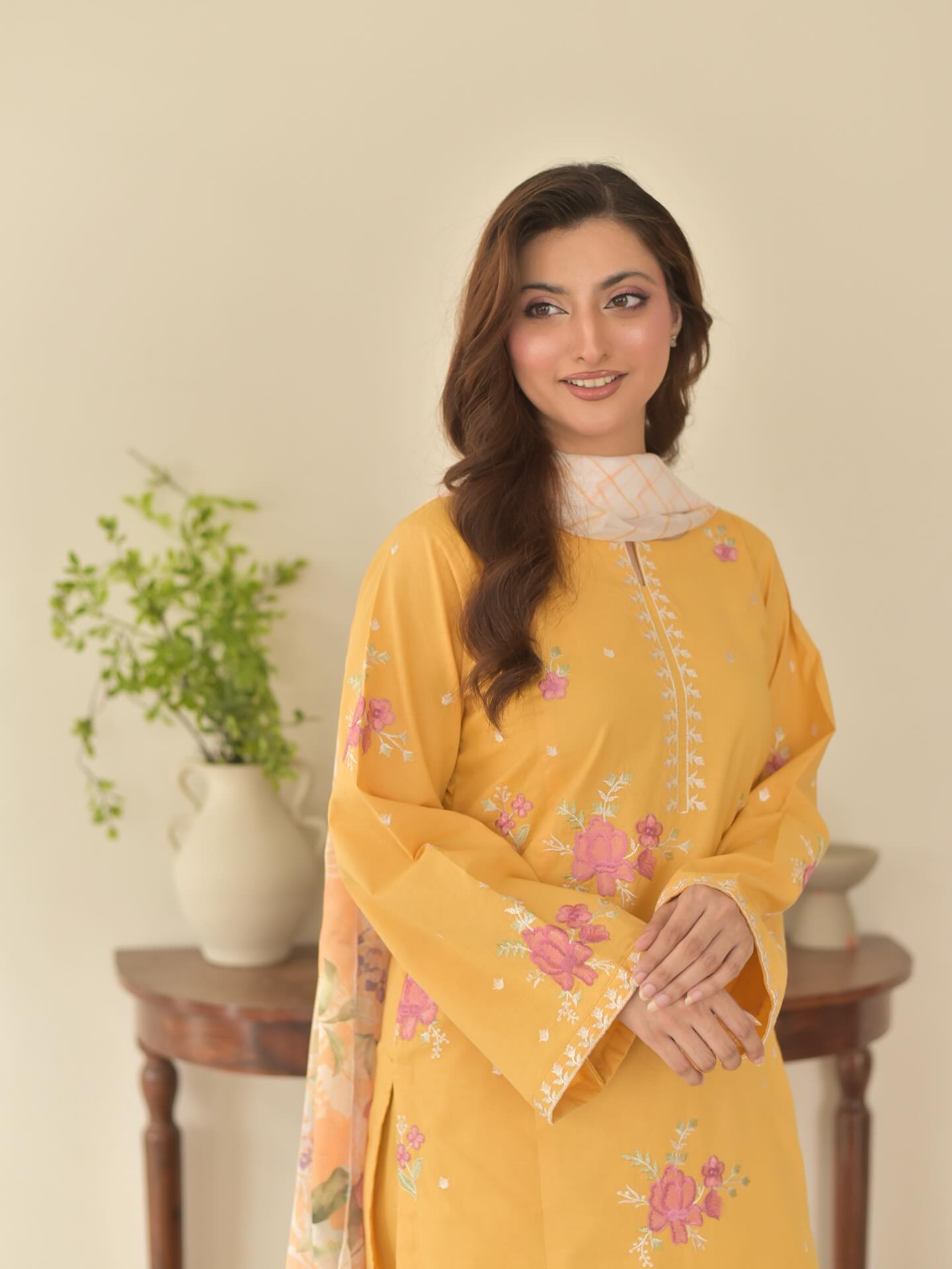 Ready To Wear Mashal Embroidery 3 Pcs