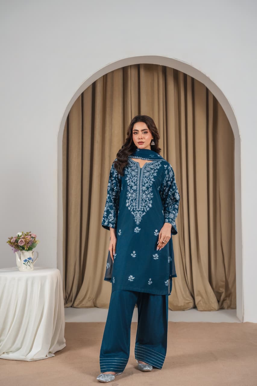Ready To Wear Fari Embroidered 3 Pcs (Farshi)