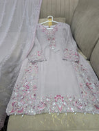 Elegant Chiffon Embroidered 3 Pcs