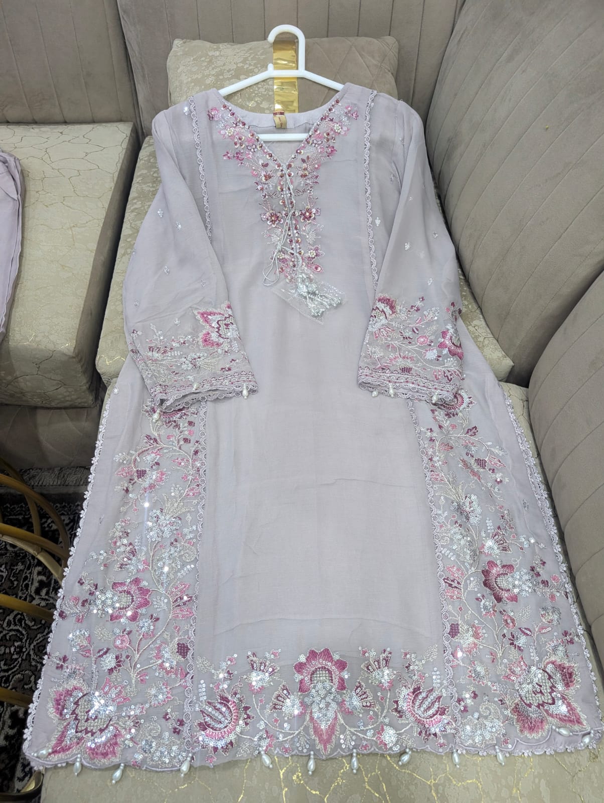 Elegant Chiffon Embroidered 3 Pcs