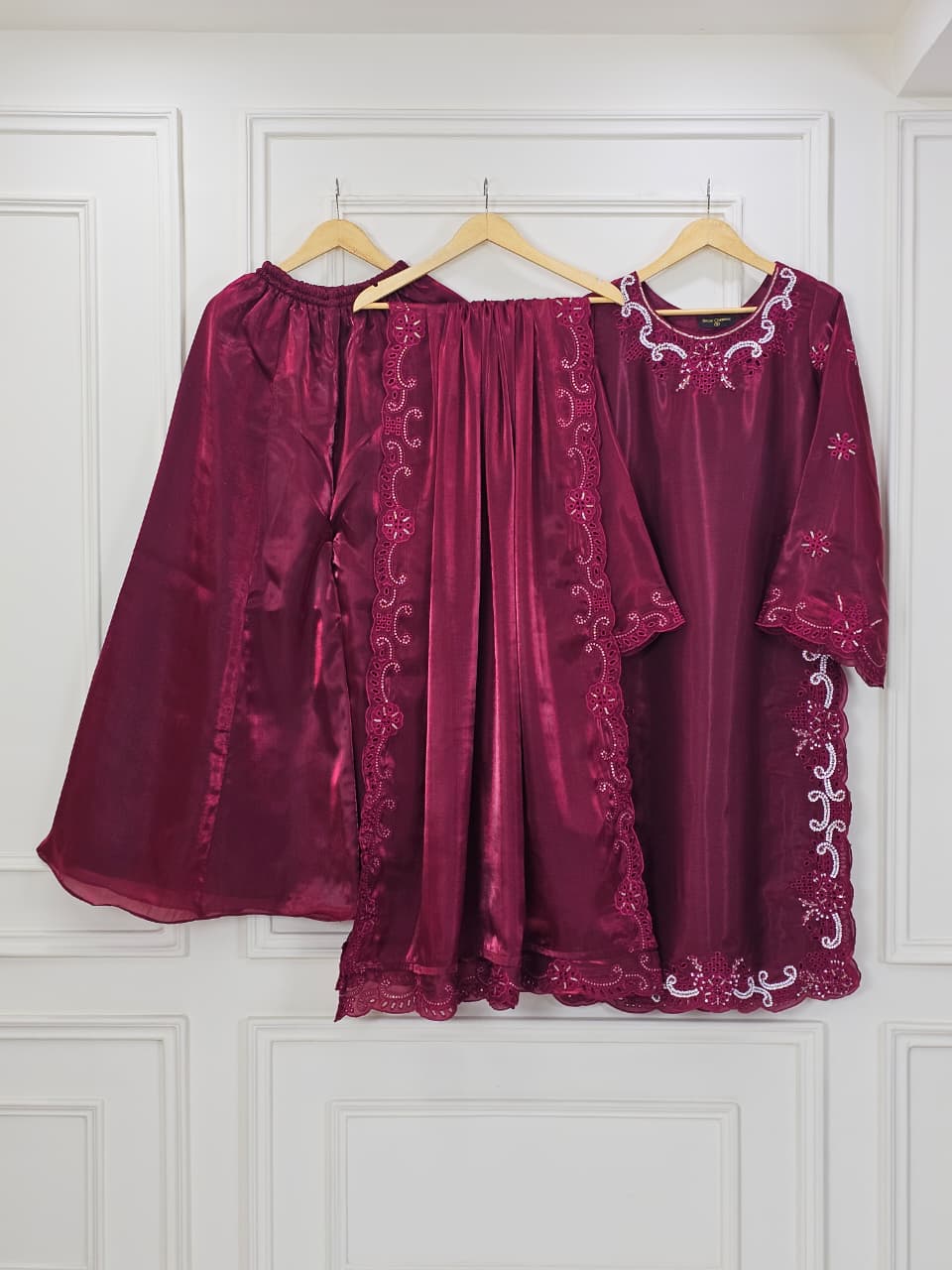 3 Pcs Sheesha Silk Luxury Pret
