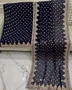 Hand Embroidery  Beautiful Gotta Boarder Suits