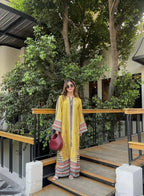 Ready To Wear Yellow Blush Coord  2 Pcs