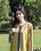 Ready To Wear Yellow Blush Coord  2 Pcs
