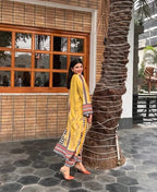 Ready To Wear Yellow Blush Coord  2 Pcs