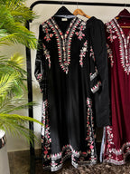 Shesha Silk  Embroidered Kaftan Style
